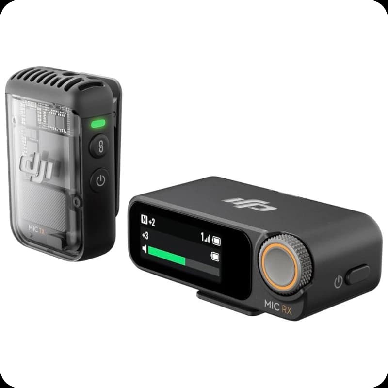 Microfone sem fios DJI Mic 2 (1 TX + 1 RX)