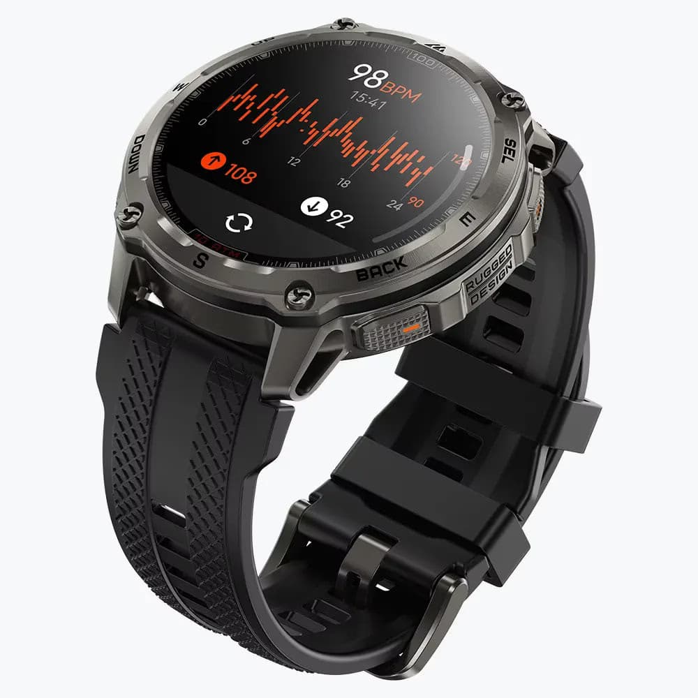 Relógio inteligente Kospet Tank T4 32GB Preto