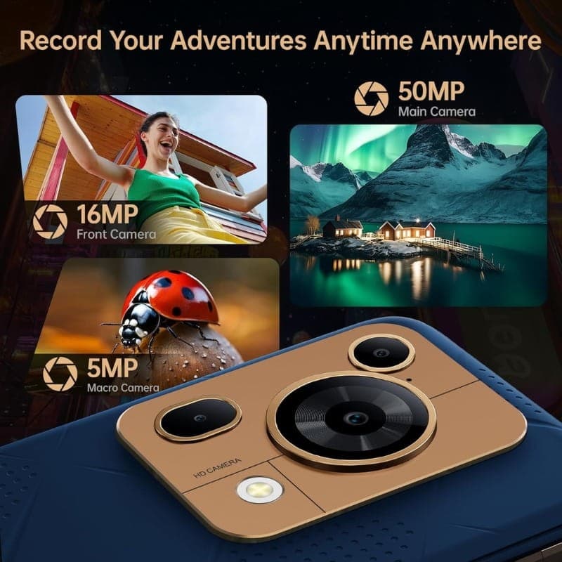 Fossibot F112 Pro 5G 8GB/256GB Laranja Rugged
