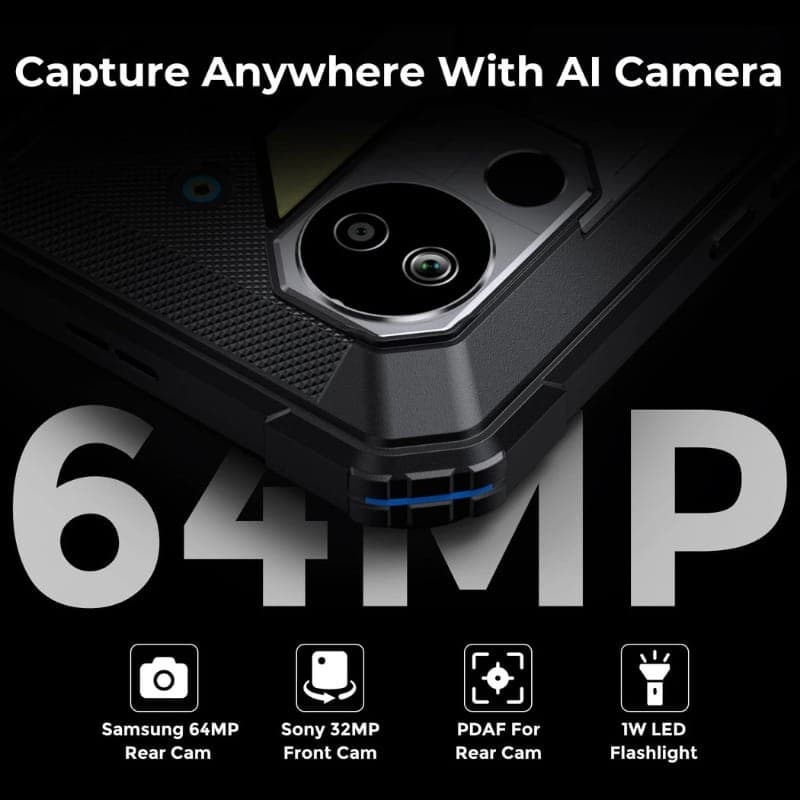 Fossibot DT3 10,4 12GB/256GB 5G Azul Rugged