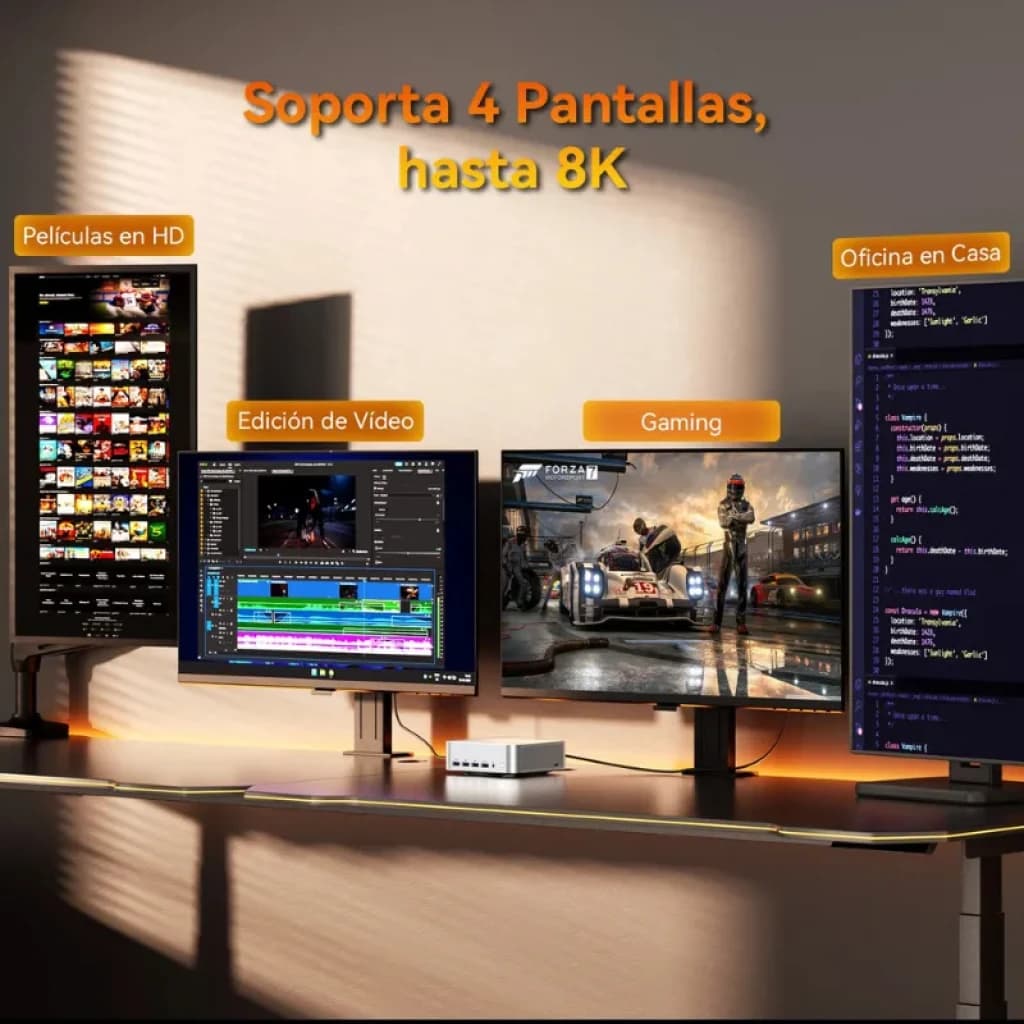 GEEKOM A8 Max AMD Ryzen 7 8745 HS 16GB/1TB W11 Pro - Mini PC