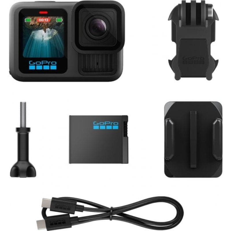 GoPro Hero 13 Black 5.3K Ultra HD 27.6MP Preto
