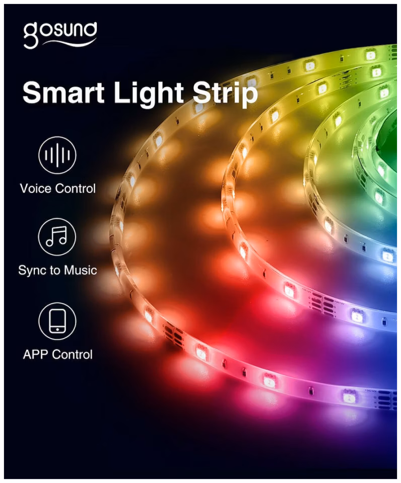Gosund SL2 (5m) Tuya - Fita LED inteligente