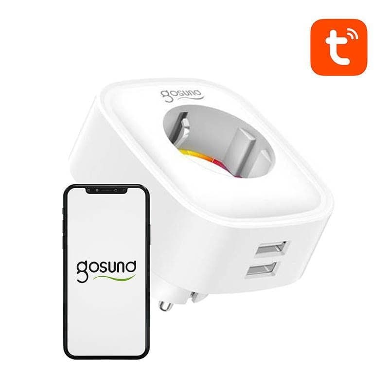 Gosund SP112 16 A WLAN 2,4 GHz USB 2,1 A x 2 - Ficha inteligente