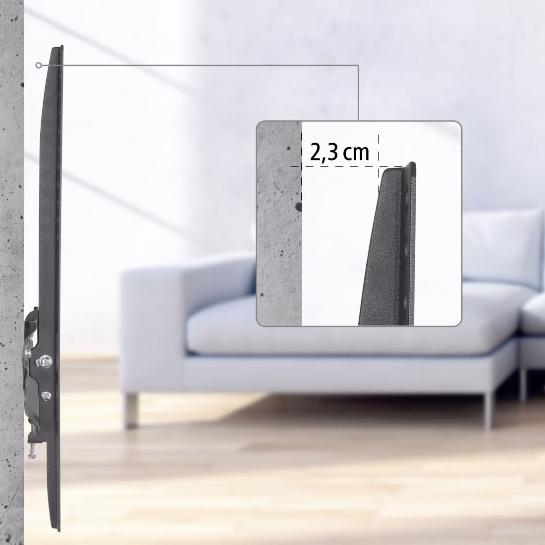 Hama 00220809 32“-65” até VESA 400x400 Preto - Suporte para TV