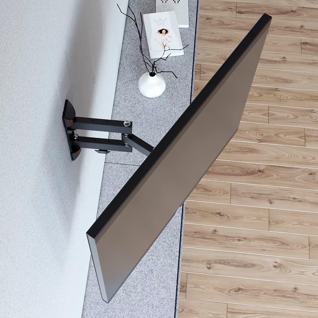 Hama 00220822 de 19“ a 48” até 20 kg Preto - Suporte para TV