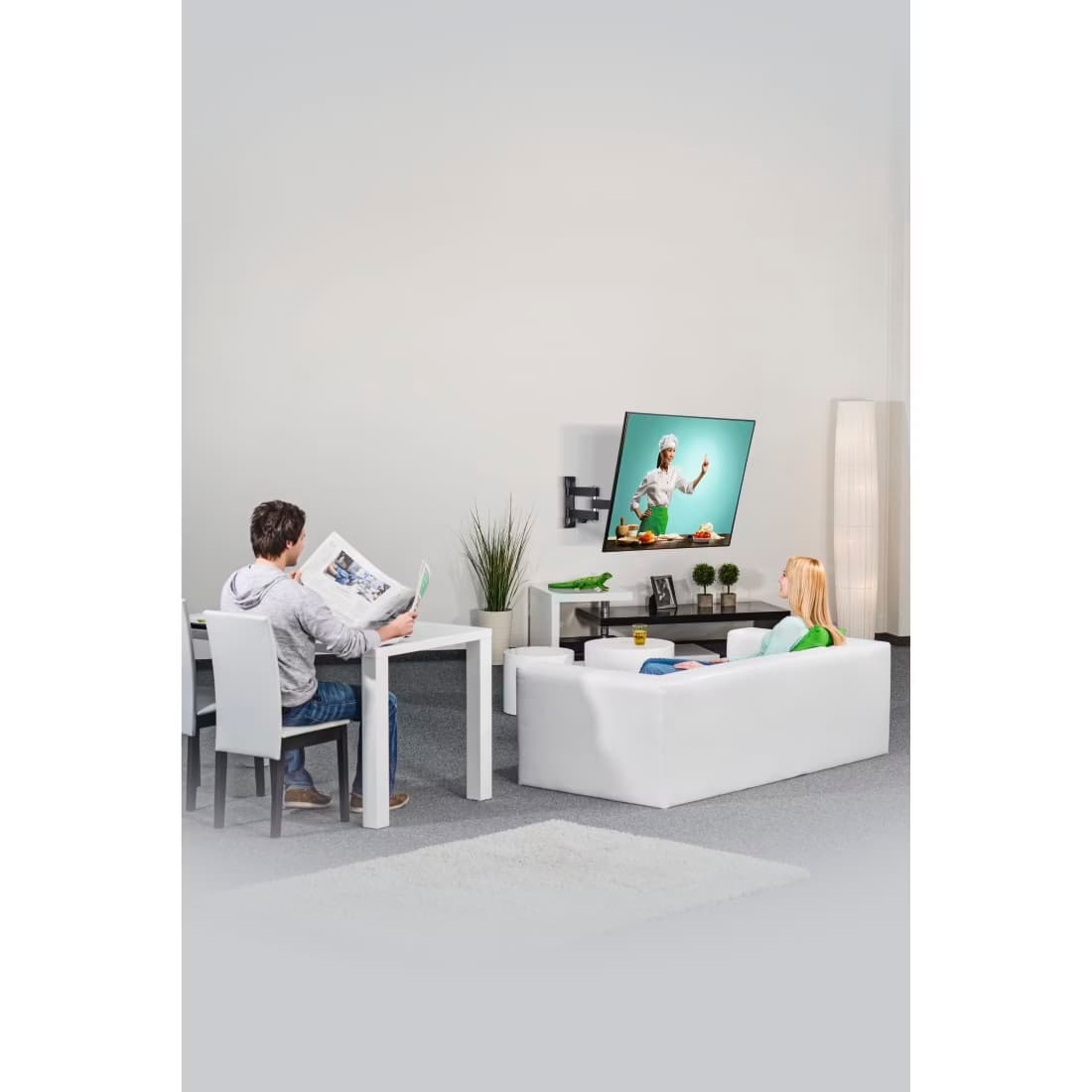 Hama 00220822 de 19“ a 48” até 20 kg Preto - Suporte para TV