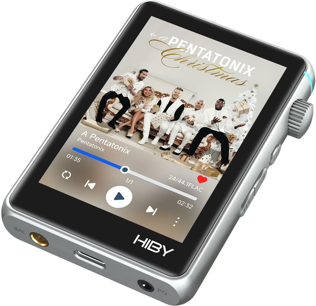 Hiby R3 II 2025 Prateado - Reprodutor de Áudio Hi-Res