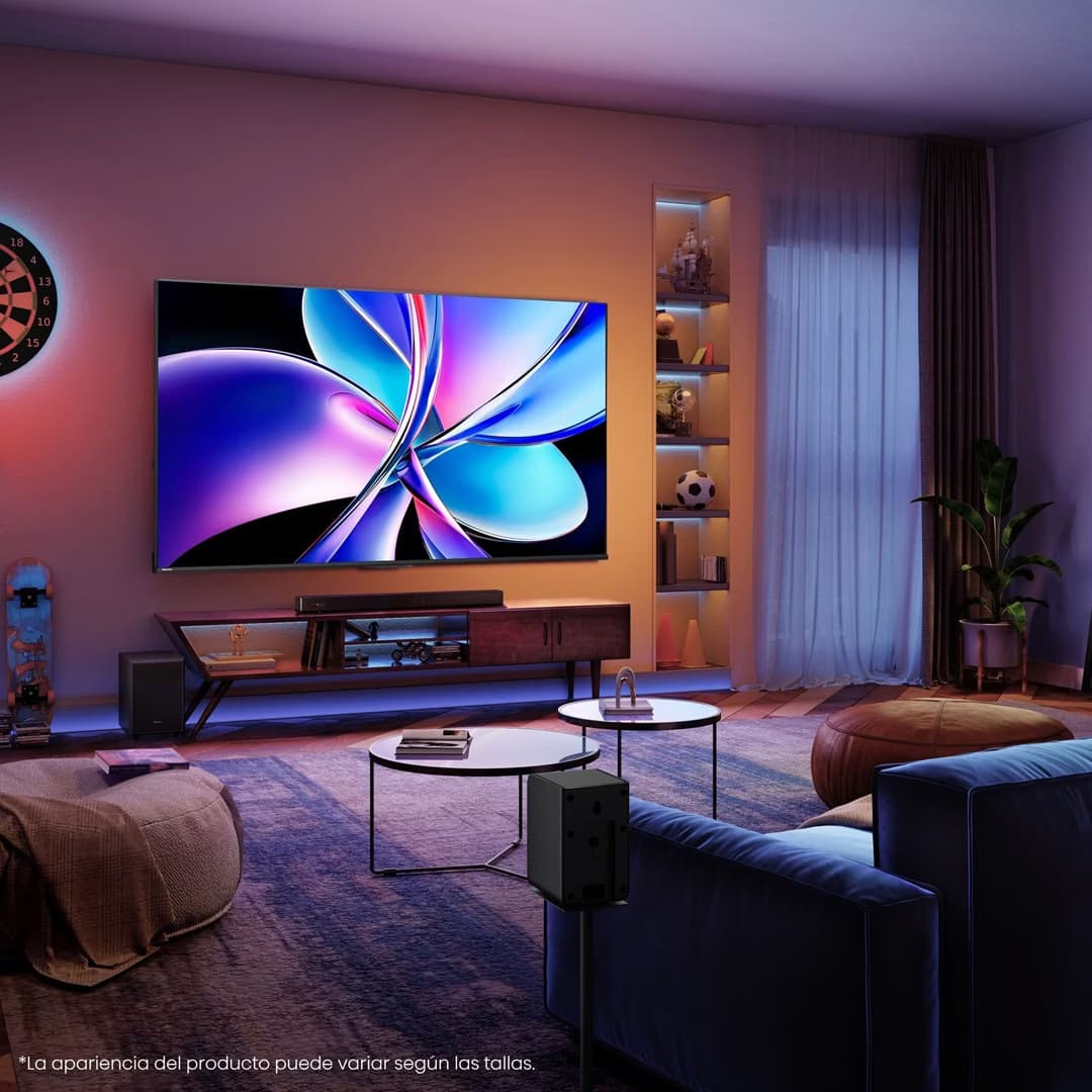 Hisense 65E7Q PRO 65" 4K QLED Pro Smart TV Preto