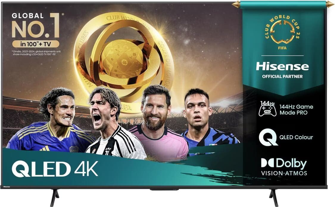 Hisense 65E7Q PRO 65" 4K QLED Pro Smart TV Preto