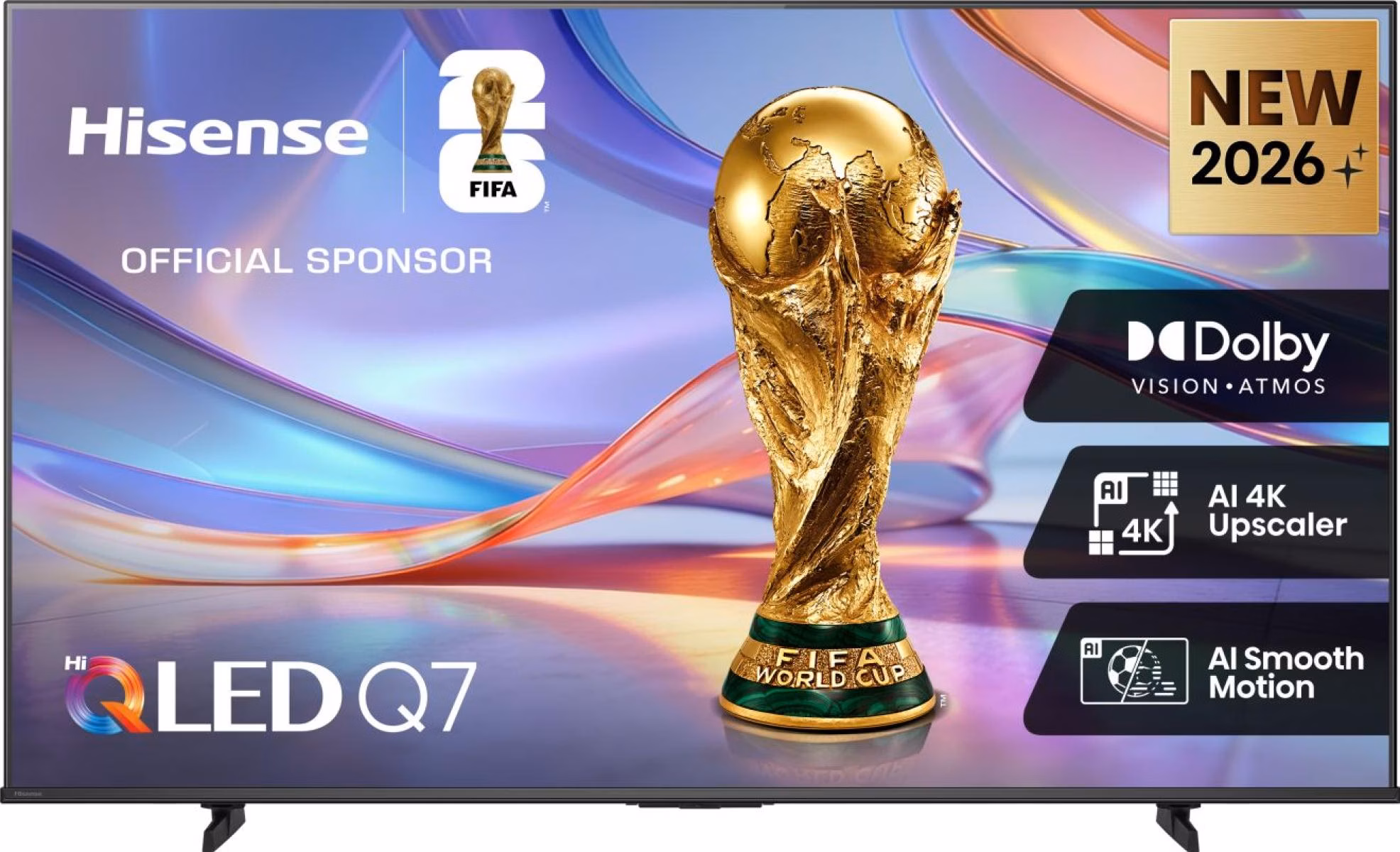 Hisense 65Q7S Smart TV QLED 65" 4K Quad Core Preto