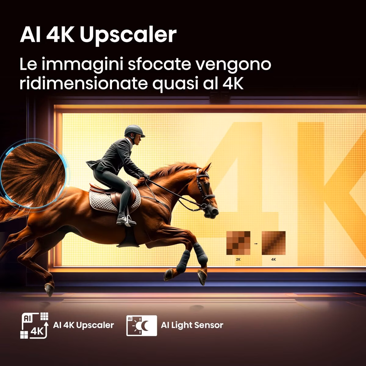 Hisense 85A6Q 85" 4K Ultra HD LED Smart TV Preto - Televisão