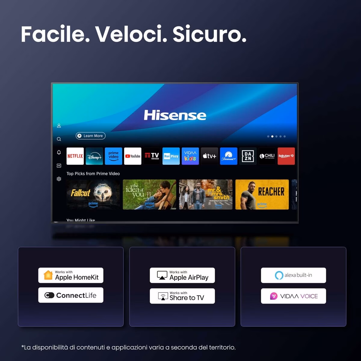 Hisense 85A6Q 85" 4K Ultra HD LED Smart TV Preto - Televisão