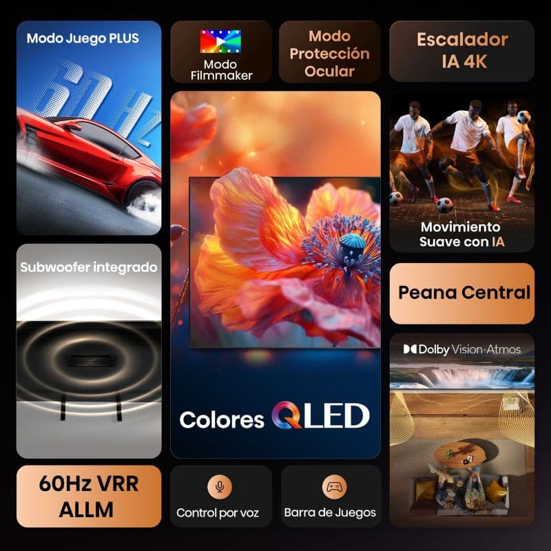Hisense A7Q 50A7Q 50" 4K UHD LED Smart TV Preto