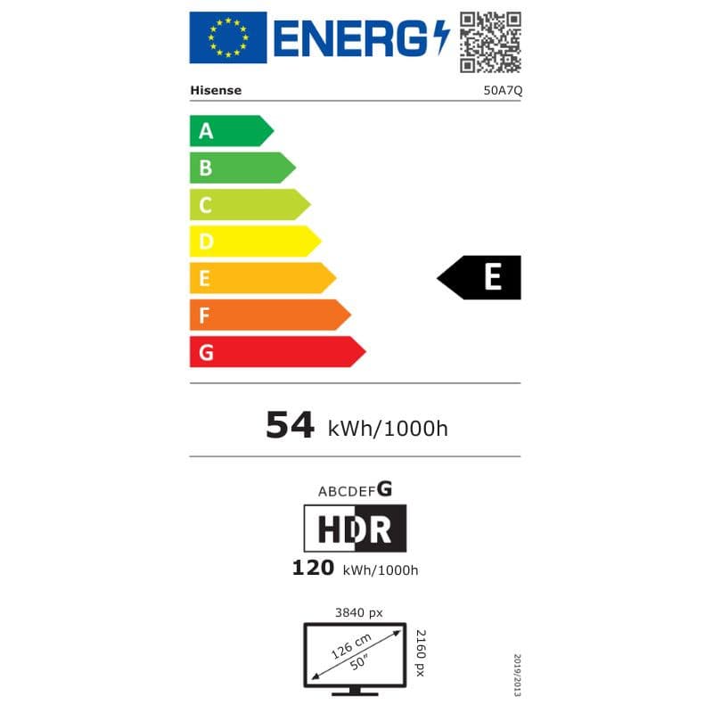 Hisense A7Q 50A7Q 50" 4K UHD LED Smart TV Preto