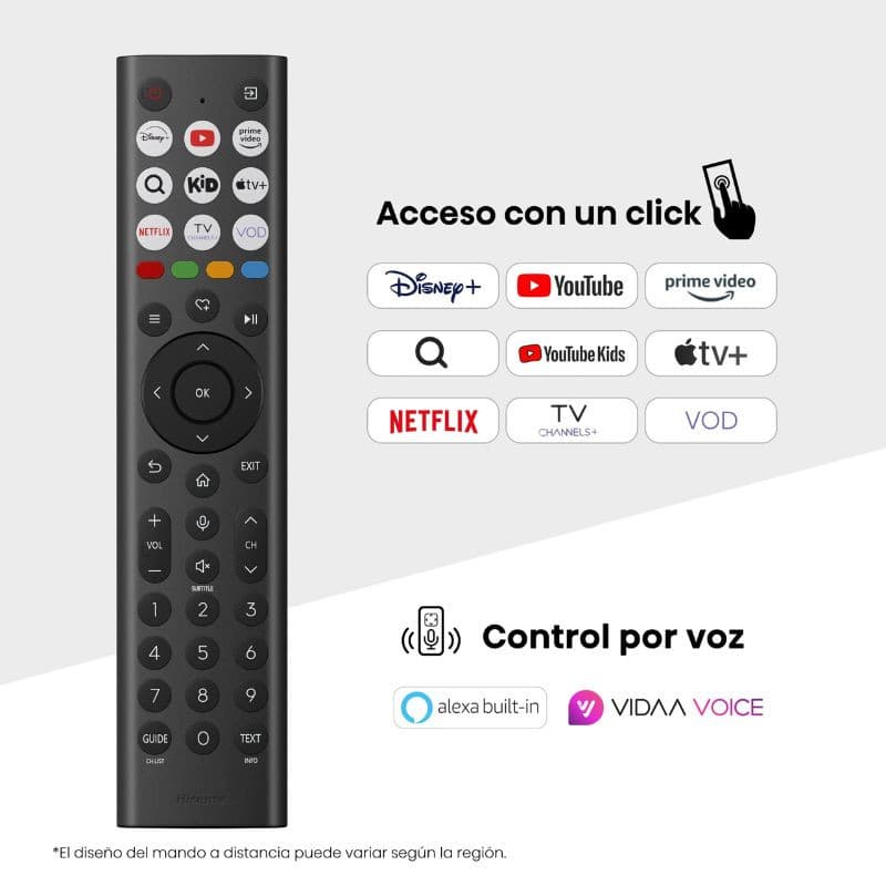 Hisense A7Q 50A7Q 50" 4K UHD LED Smart TV Preto