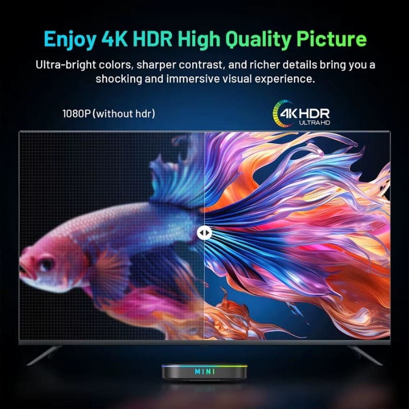 HK1 RBOX K8 MINI 2GB/16GB Android 14 - Android TV