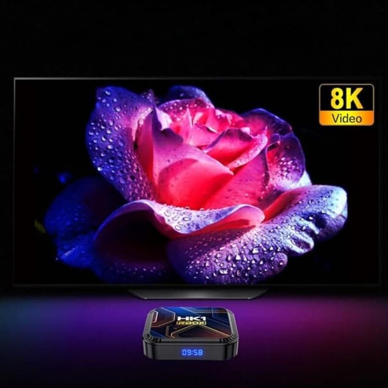 HK1 Rbox K8S RK3528 4GB/64GB Android 13 Preto - Android TV