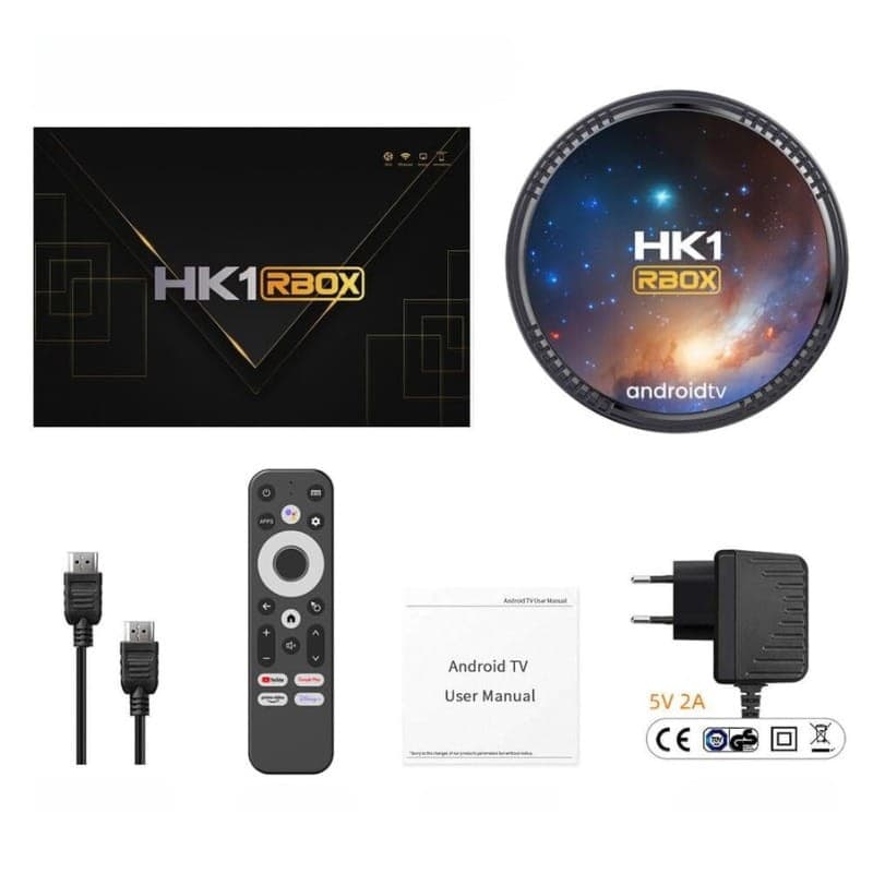 HK1 Rbox W2T S905W2 4GB/32GB Android 11 Preto - Android TV