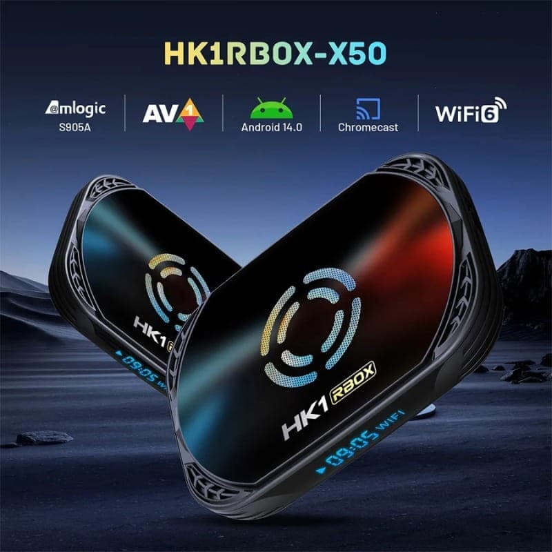 HK1 RBOX X50 S905X5M 4GB/128GB Android 14 - Android TV