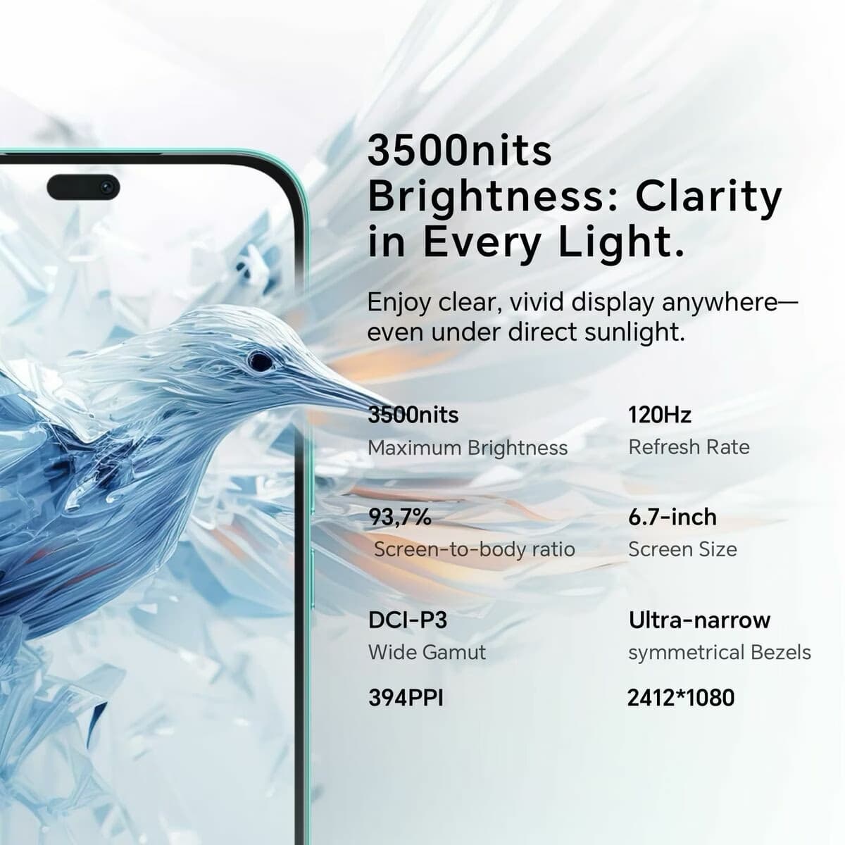 Honor 400 Lite 5G 8GB/256GB Cinza