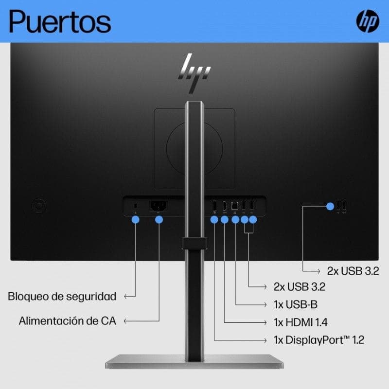 HP E27 G5 27 Full HD 75 Hz IPS Preto