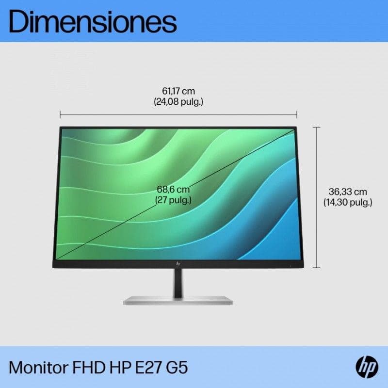 HP E27 G5 27 Full HD 75 Hz IPS Preto