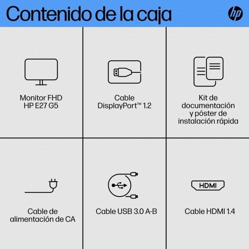 HP E27 G5 27 Full HD 75 Hz IPS Preto