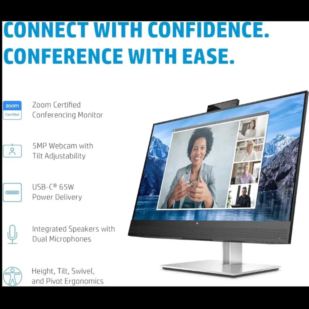 HP E27m G4 27 polegadas QHD IPS 75 Hz - Monitor de PC