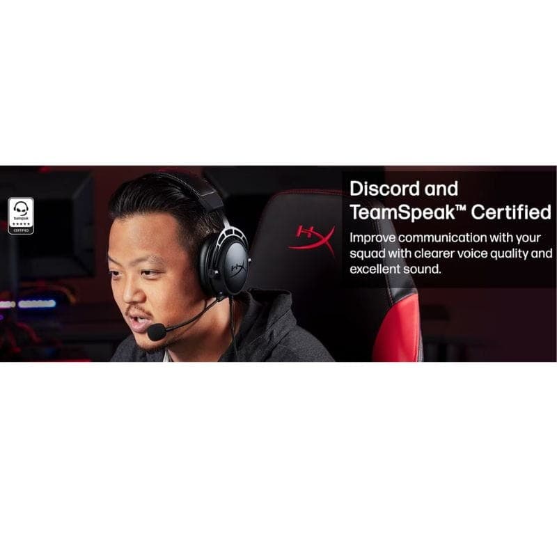 HP HyperX Cloud Alpha Preto/Vermelho Gaming
