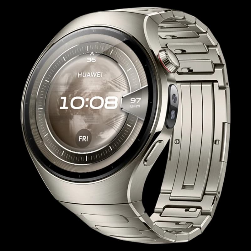 Huawei Watch 5 46 mm Prata com Correia Titânio