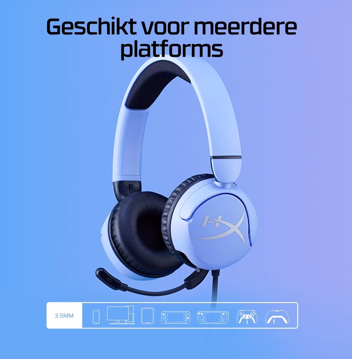 HyperX Cloud Mini Lavender - Head