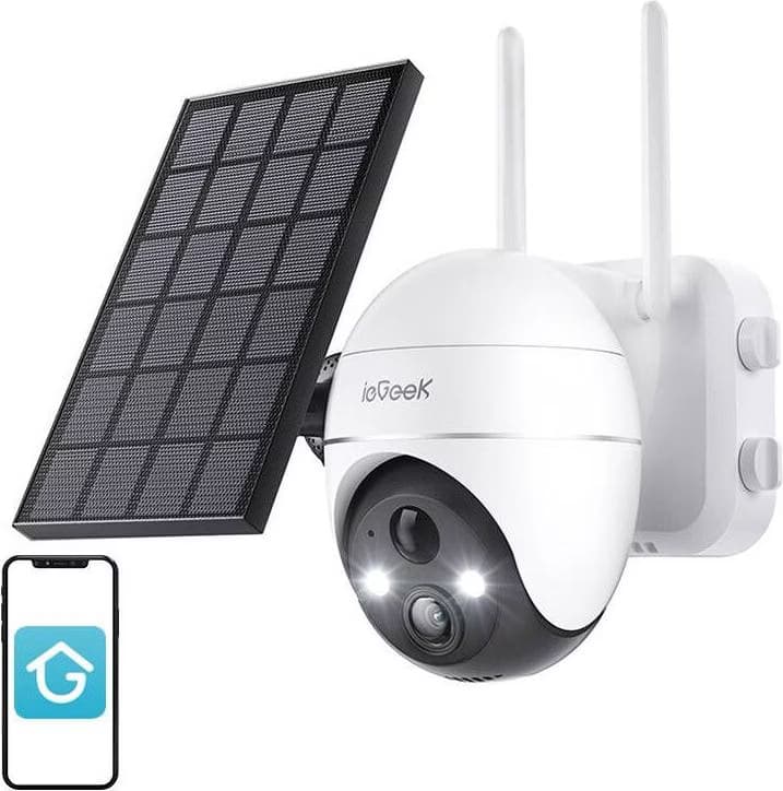 ieGeek ZS-GX4S 5MP/QHD IP65 WiFi Solar Branco para Exterior