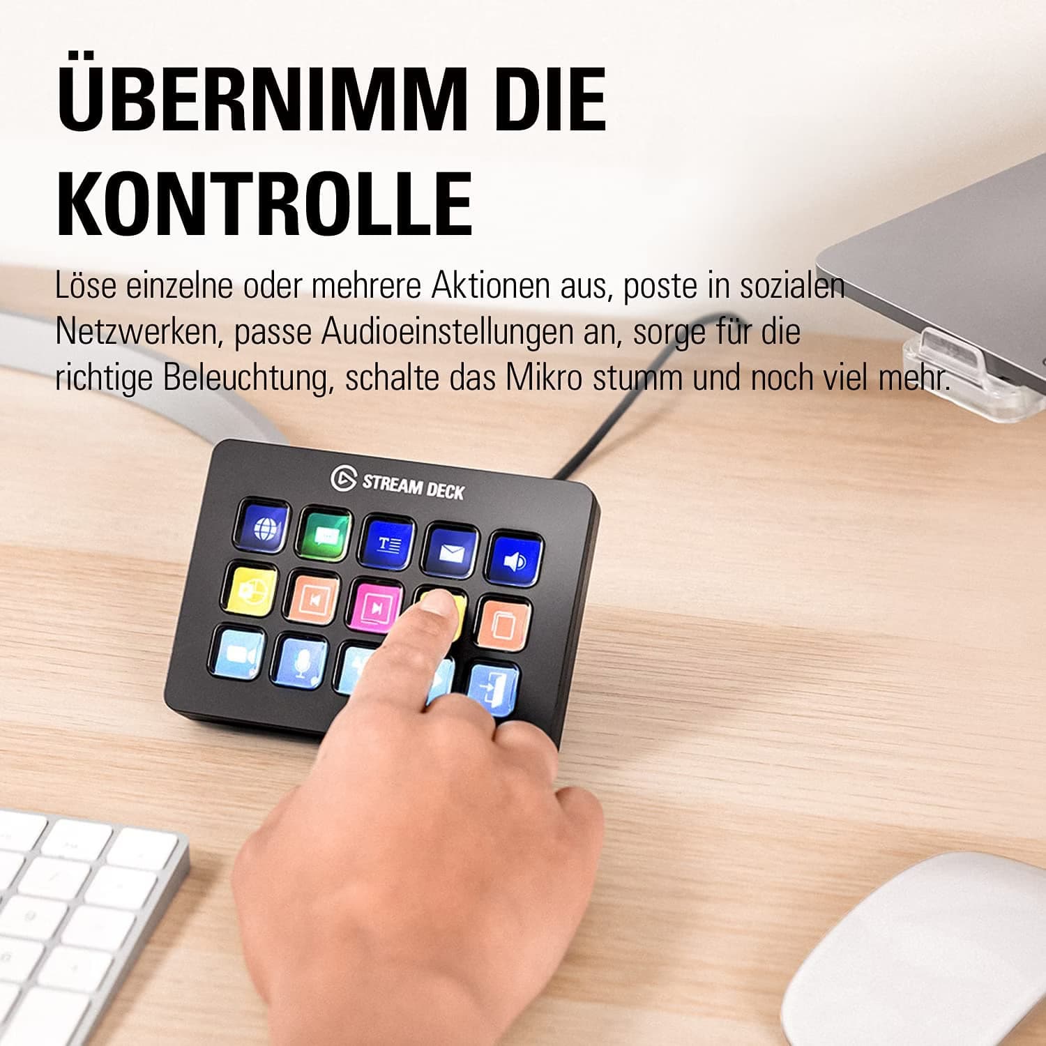 Elgato Stream Deck MK.2 15 Botões Preto