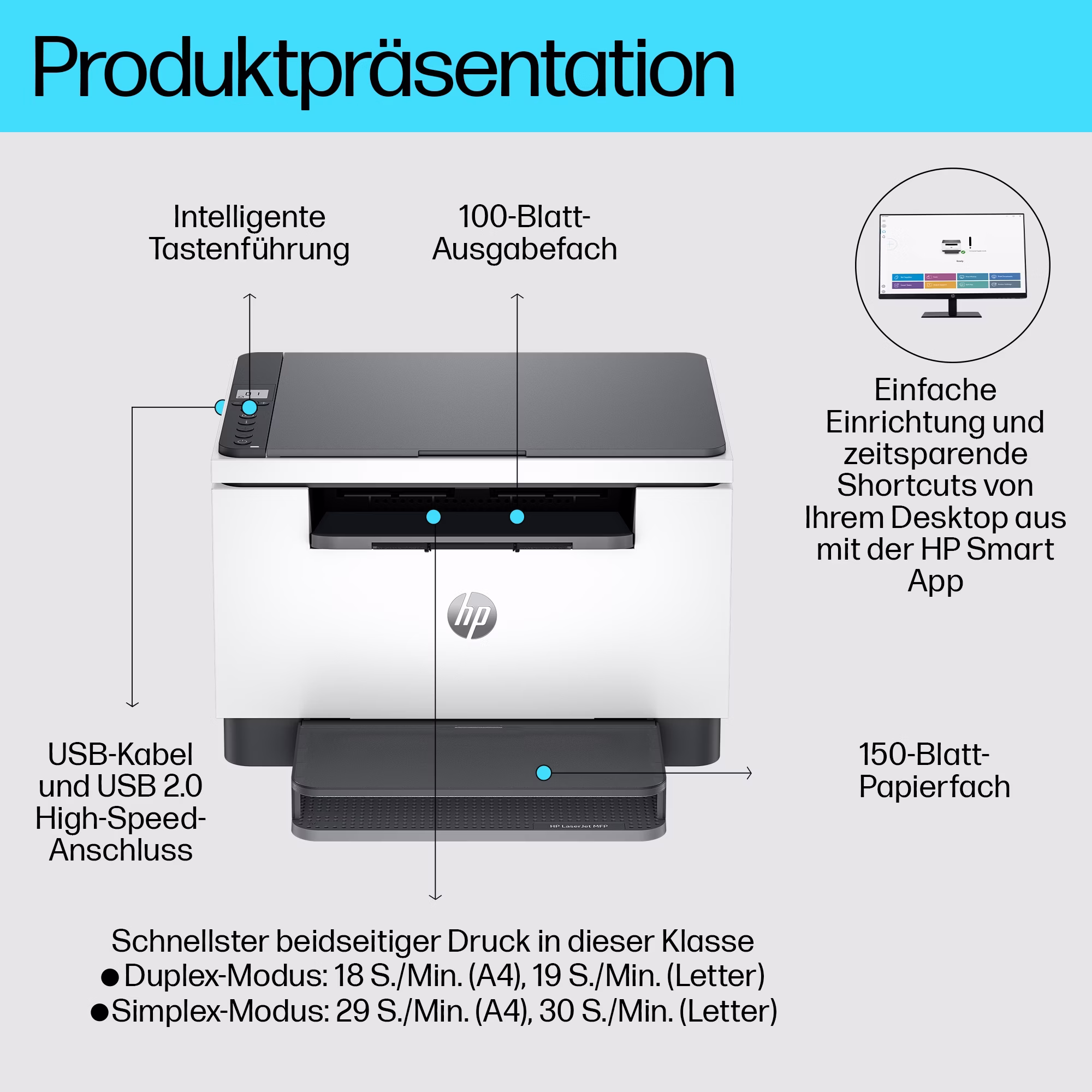 Impressora HP LaserJet M234d