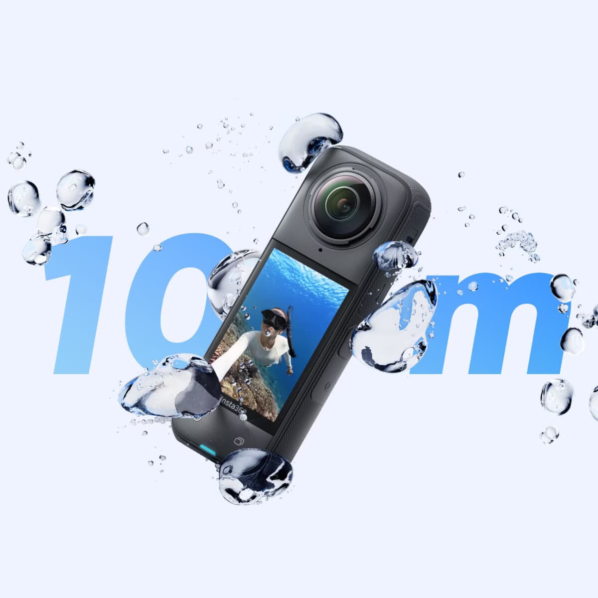 Insta360 X4 Grava em 8K, 360°, 72 MP - Câmara desportiva