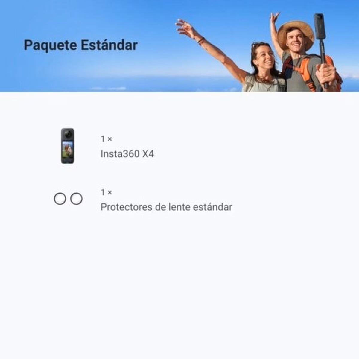 Insta360 X4 Grava em 8K, 360°, 72 MP - Câmara desportiva