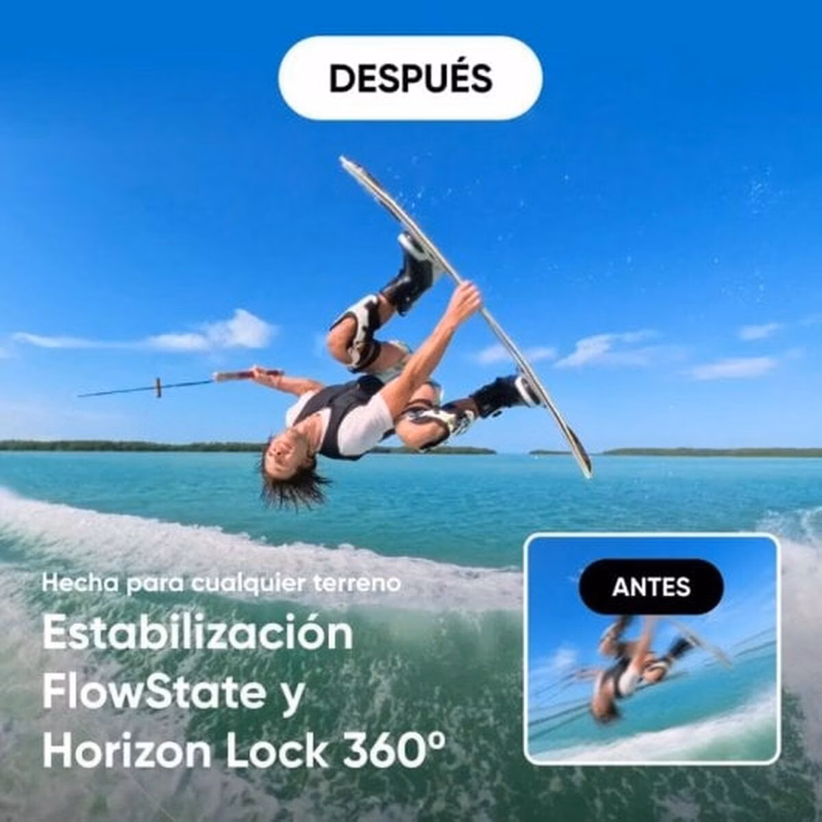Insta360 X4 Grava em 8K, 360°, 72 MP - Câmara desportiva