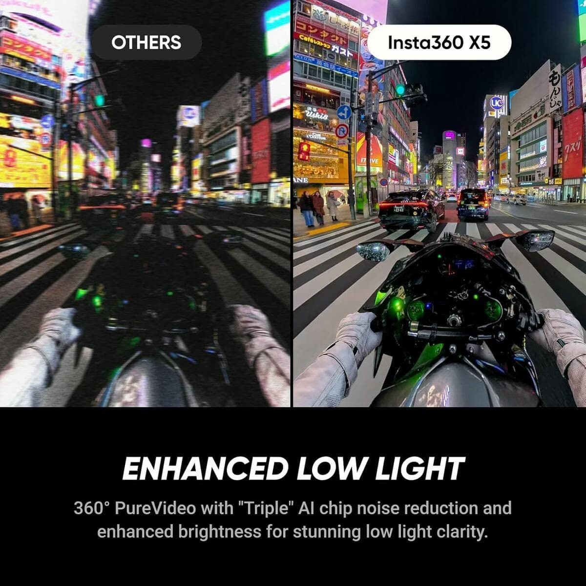 Insta360 X5 Preto Meia-Noite - Pacote padrão