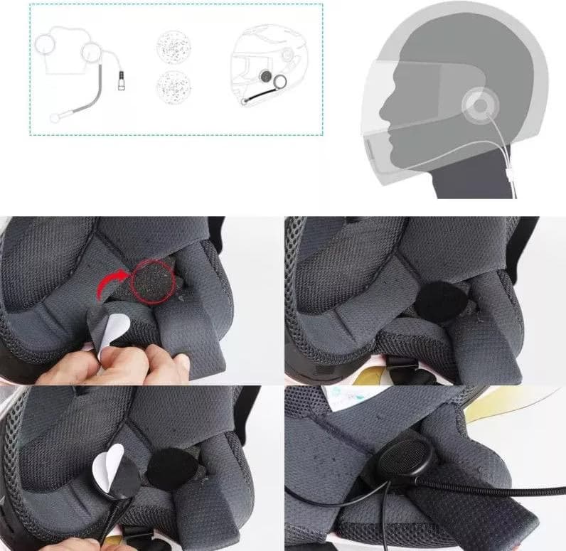 Interfone para moto FreedConn L1M Sem fio Bluetooth