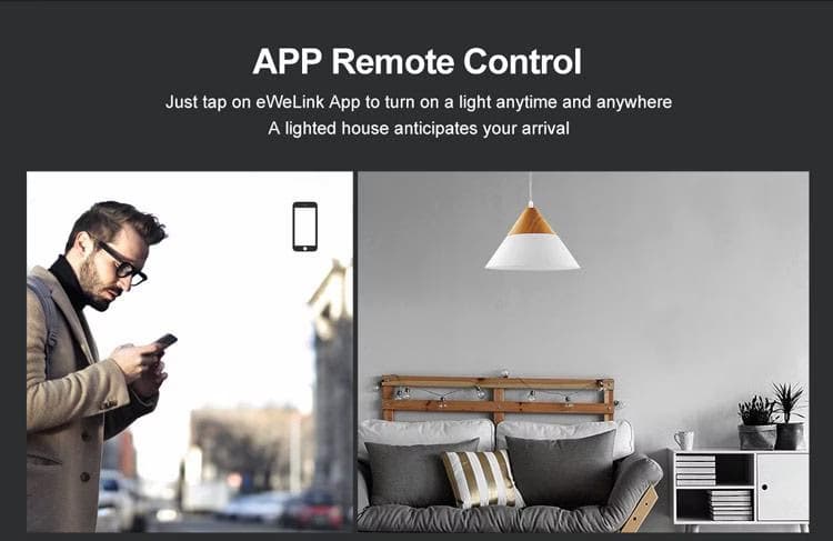 Interruptor de toque Sonoff T3 2C WiFi