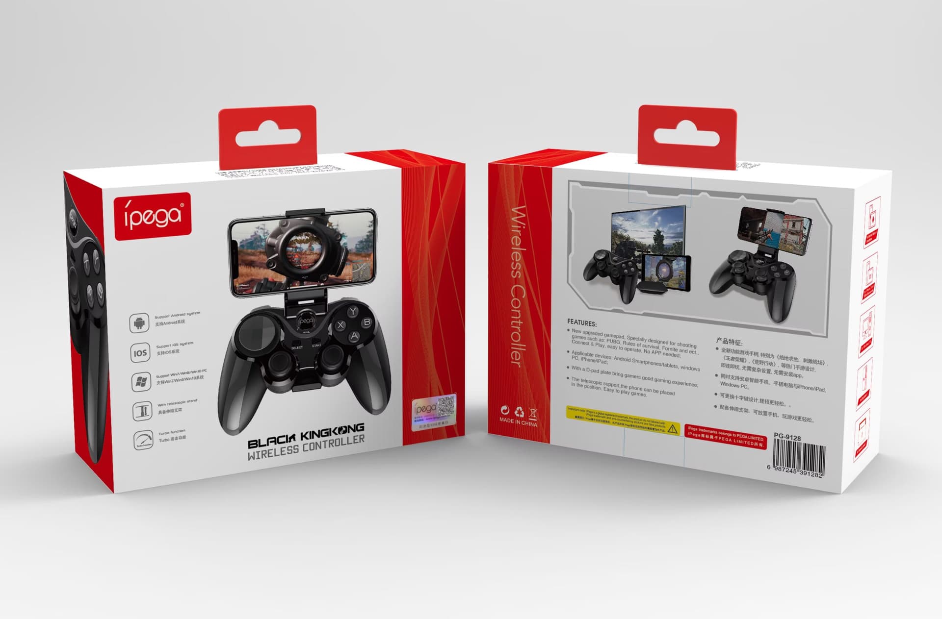Ipega PG-9078 Gamepad Bluetooth Preto
