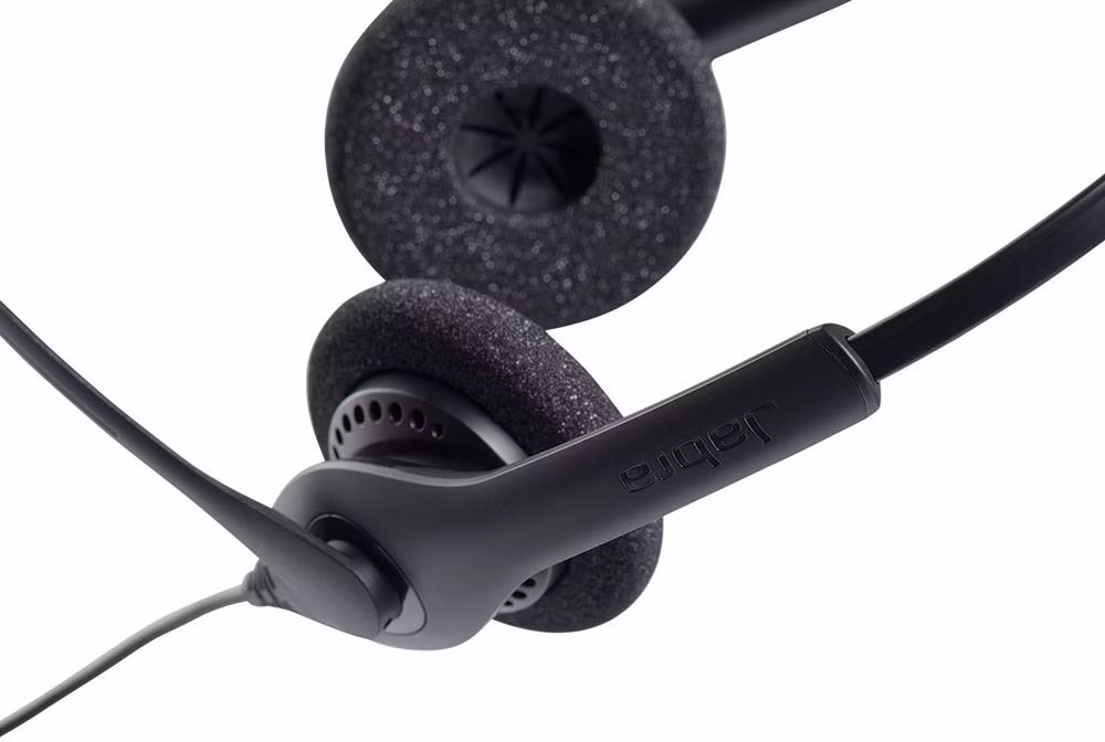 Jabra Biz 1500 Duo QD Preto