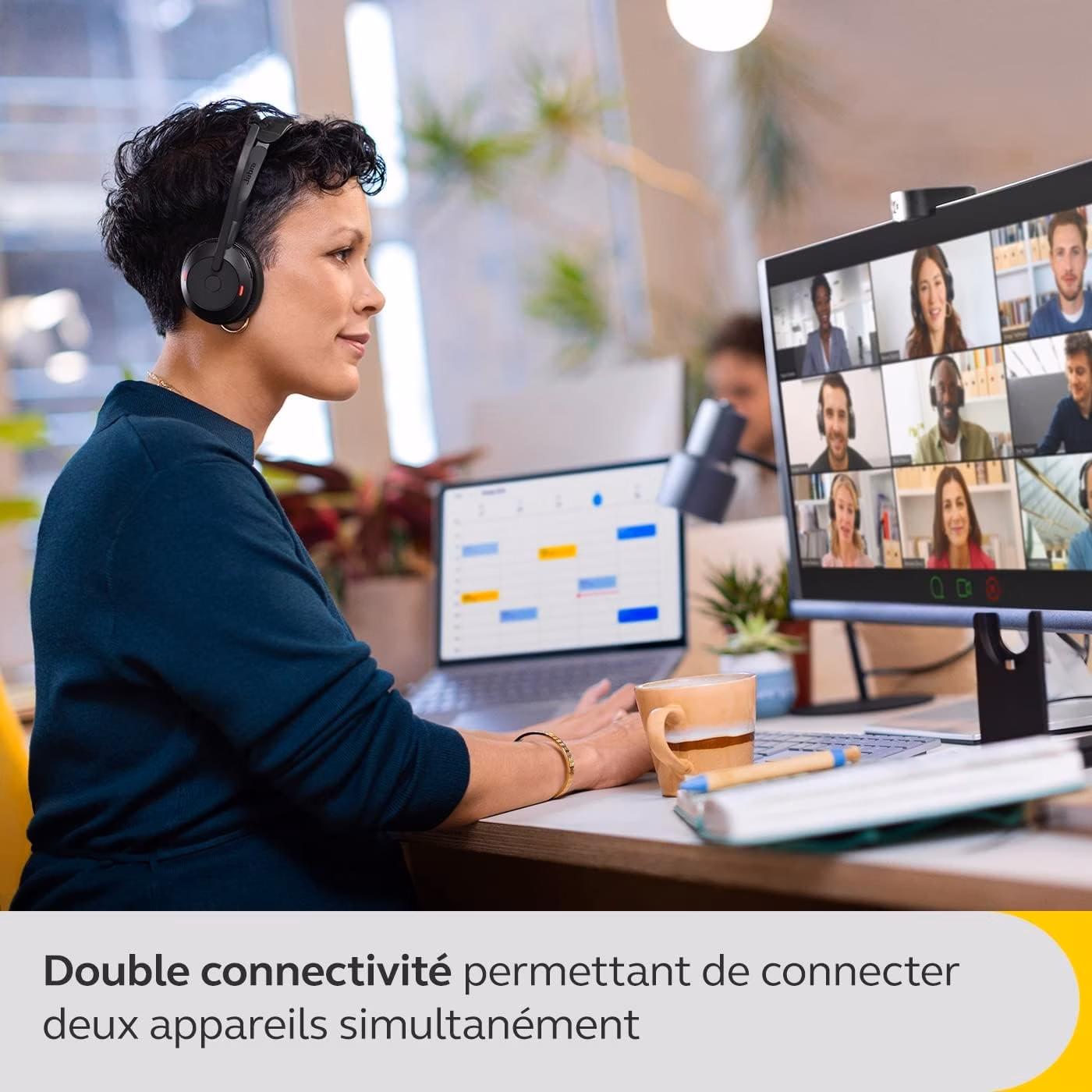Jabra Evolve2 55 MS Estéreo (USB-C) Preto