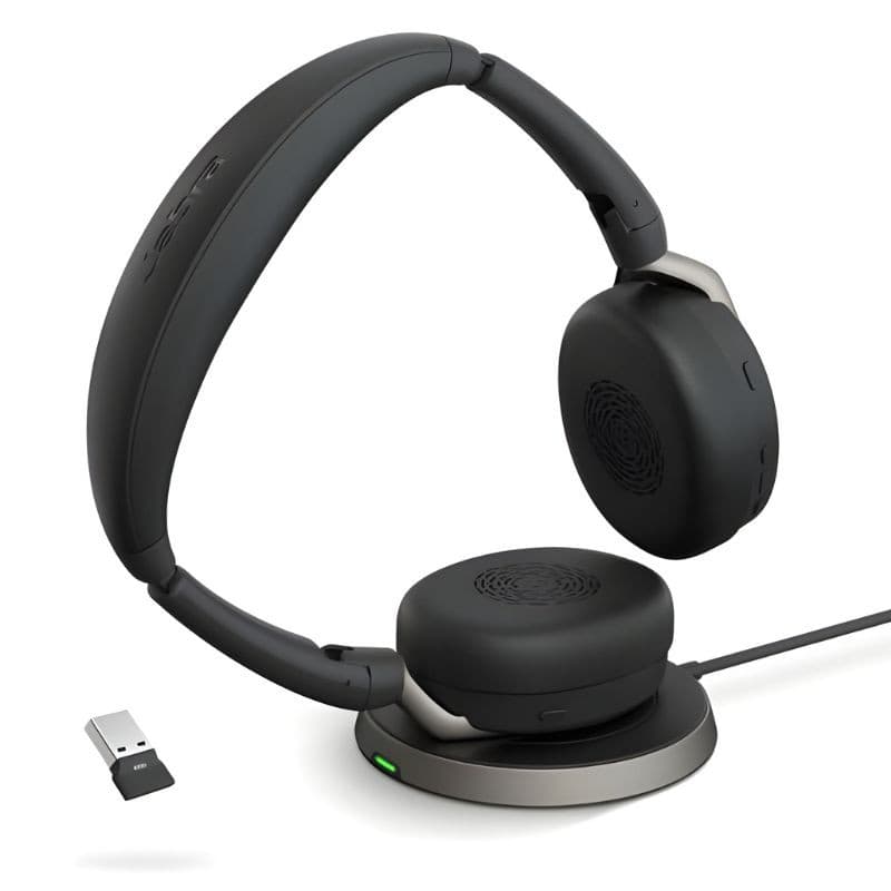 Jabra Evolve2 65 Flex estéreo USB-A Preto