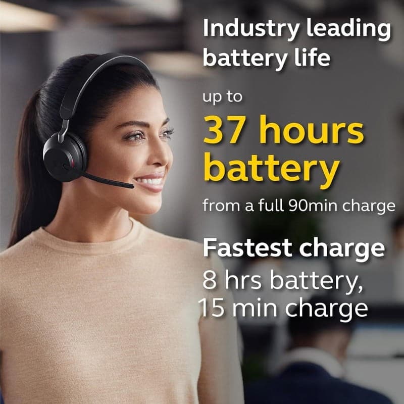 Jabra Evolve2 65 MS Mono (USB-A) Preto