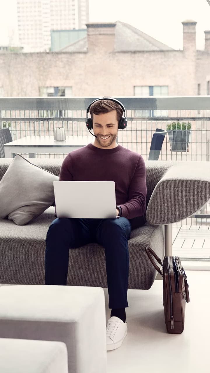 Jabra Evolve2 65 UC Estéreo (USB-A) Preto