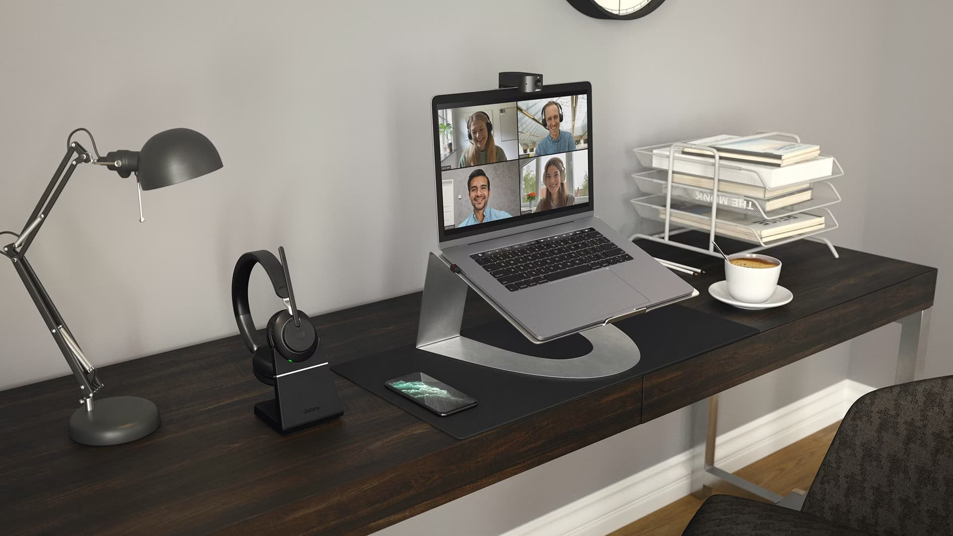 Jabra Evolve2 65 UC Estéreo (USB-A) Preto