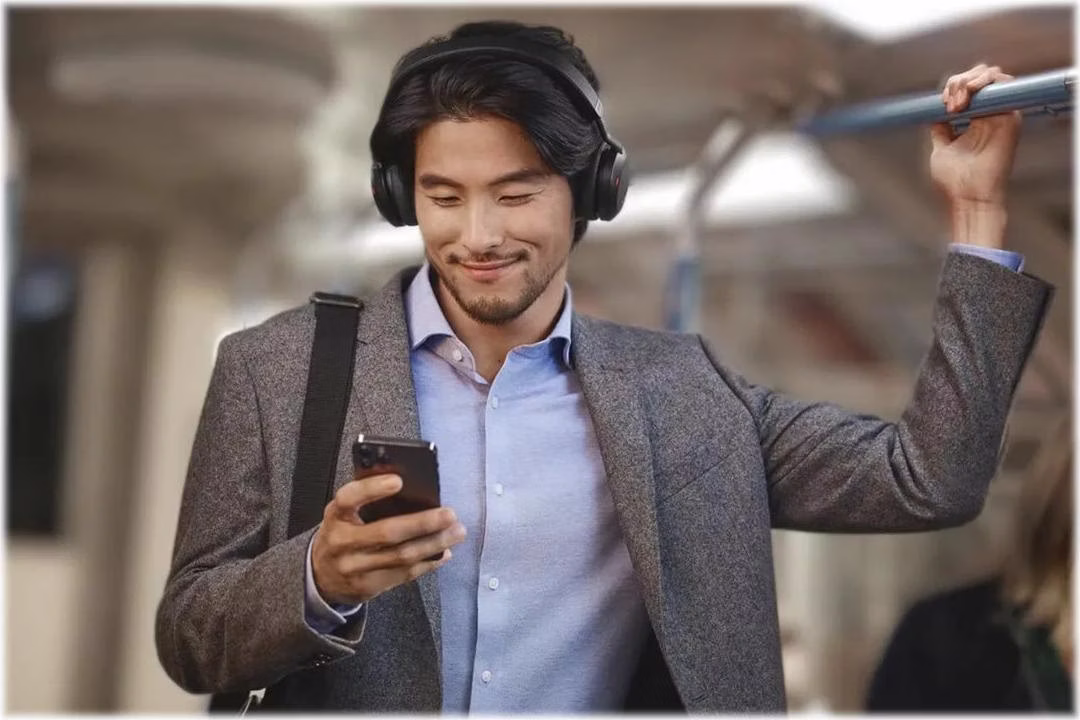 Jabra Evolve2 75 UC ANC Preto com microfone