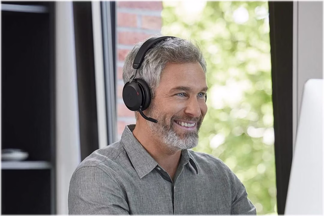Jabra Evolve2 75 UC ANC Preto com microfone